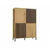 KAMARO 4DK stretto/GŁ rovere ARTISAN VETRINA