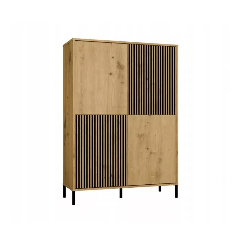 KAMARO 4DK stretto/GŁ rovere ARTISAN VETRINA