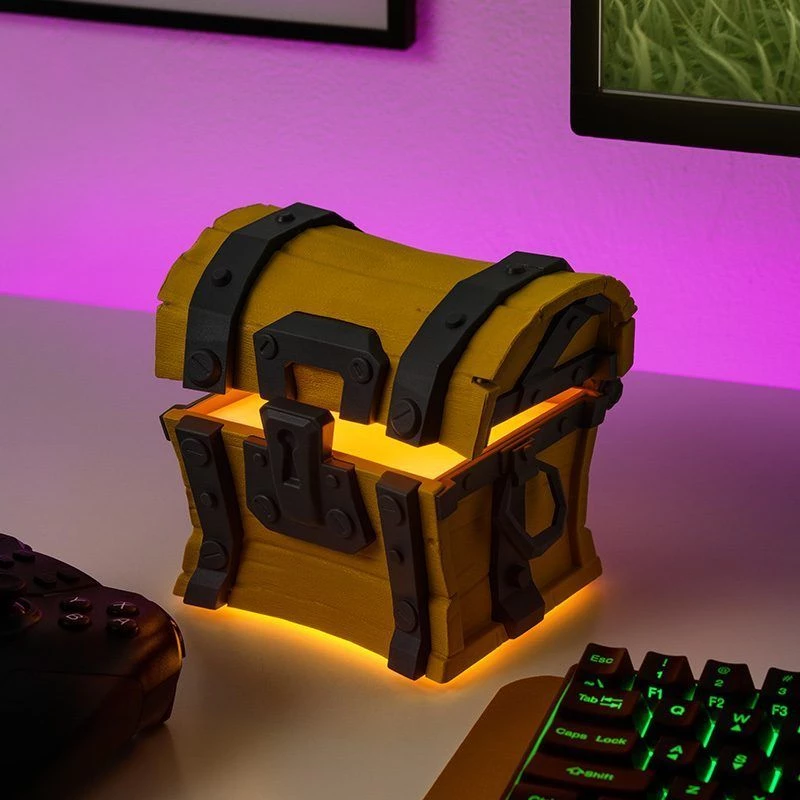 Lampada da tavolo Paladone Fortnite Chest Light – lampada LED a tema