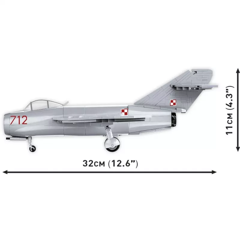 Set di costruzione COBI Lim-1 Forze aeree polacche 1952 504 pezzi