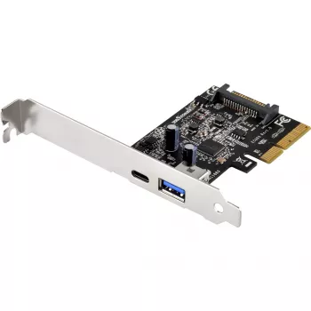 SilverStone ECU03 - adattatore USB - PCIe 2.0 x2 Low Profile - USB-C 3.1 x 1 + USB-C x 1 (SST-ECU03)