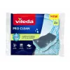 Spugna abrasiva in viscosa con enzimi Vileda Pro Clean 2 pz.