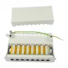 Patch panel 8xTP, CAT6A, 500 MHz, montaggio a parete, grigio chiaro, Syner (S216314)