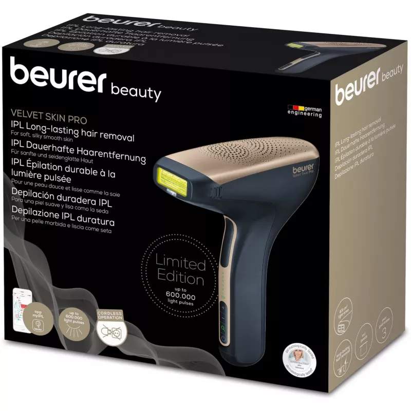 IPL 8800 VELVET SKIN PRO, epilatore oro