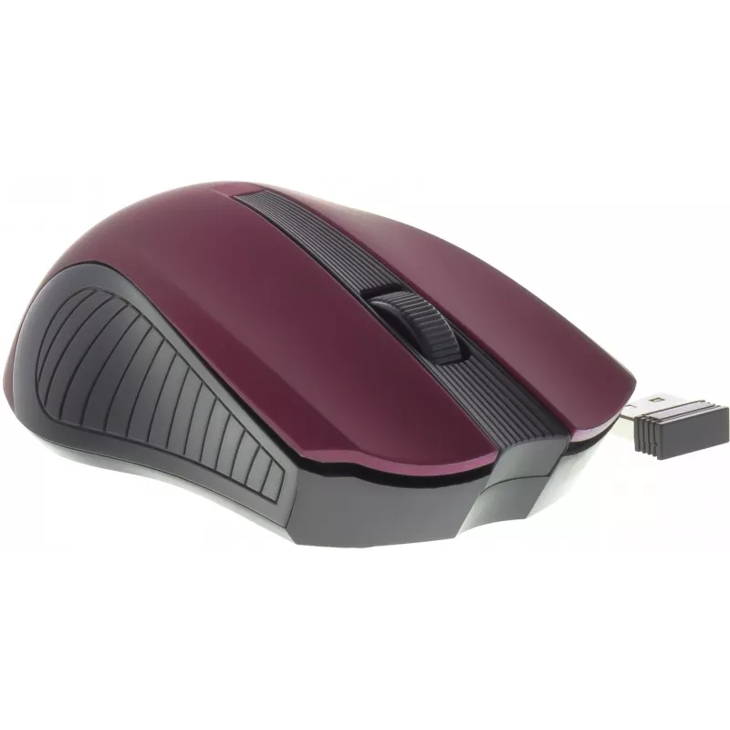 Mouse wireless simmetrico ottico 2,4 GHz, 3 tasti, viola