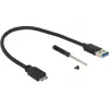 Case per SSD DELOCK 42594 nero argento M.2