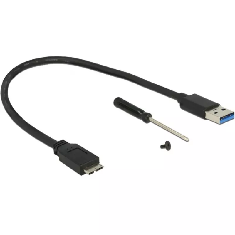 Case per SSD DELOCK 42594 nero argento M.2