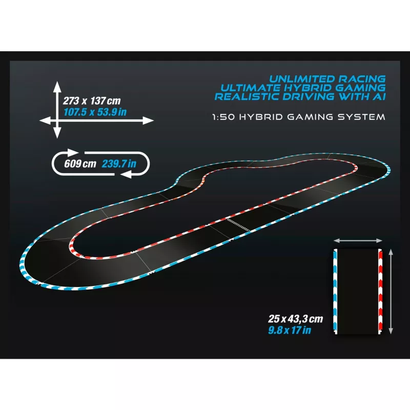 Set veicolo da corsa e pista Carrera 50050002 nero blu giallo 12+