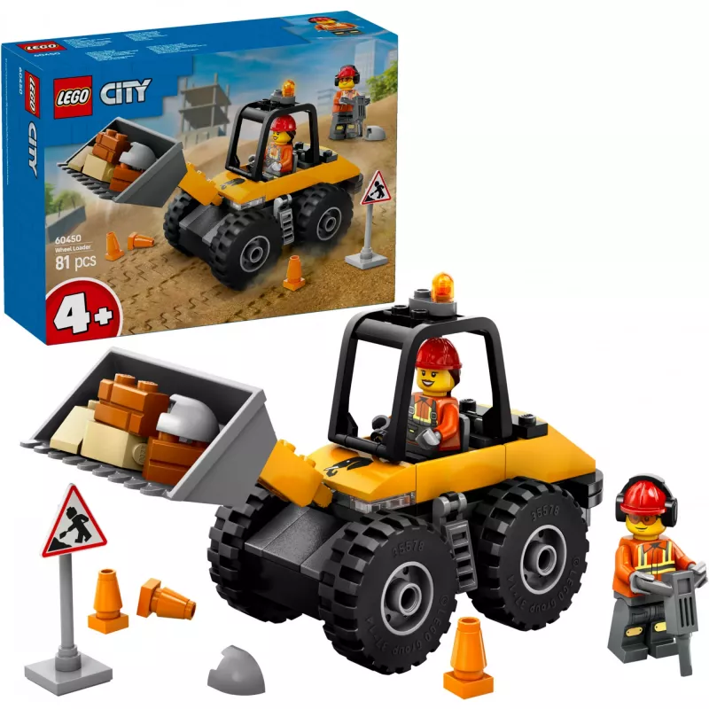 LEGO City 60450 Pala gommata gialla