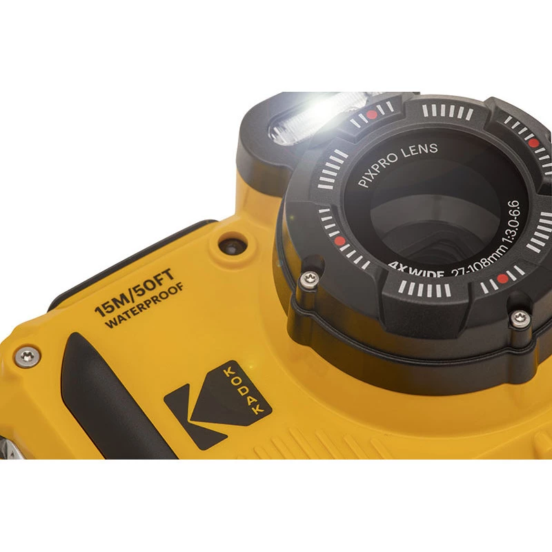 Fotocamera compatta Kodak PixPro 16 MP BSI CMOS 1920 x 1080 gialla