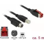 Cavo USB DeLOCK 85491 USB 2.0 5 m USB B nero