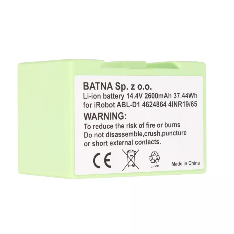 Roomba | Batteria, batteria ricaricabile per aspirapolvere | E5 E6 I7 14,4V 2600mAh