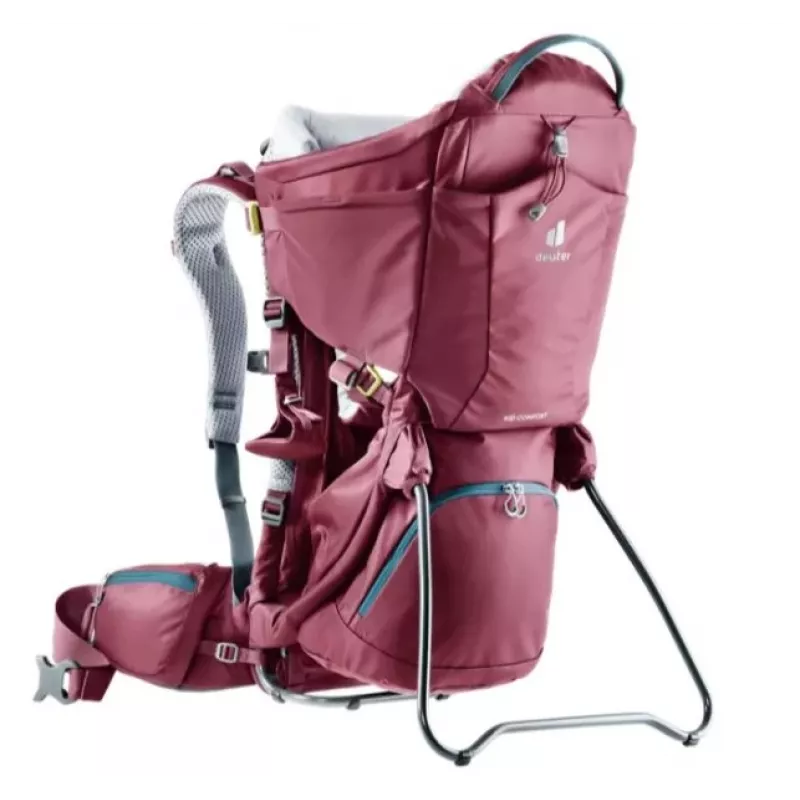 Zaino porta-bebè Deuter Kid Comfort poliammide rosso