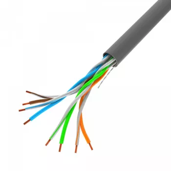 Cavo LAN LANBERG LCU5-12CU-0100-S UTP Cat.5E 100 M grigio