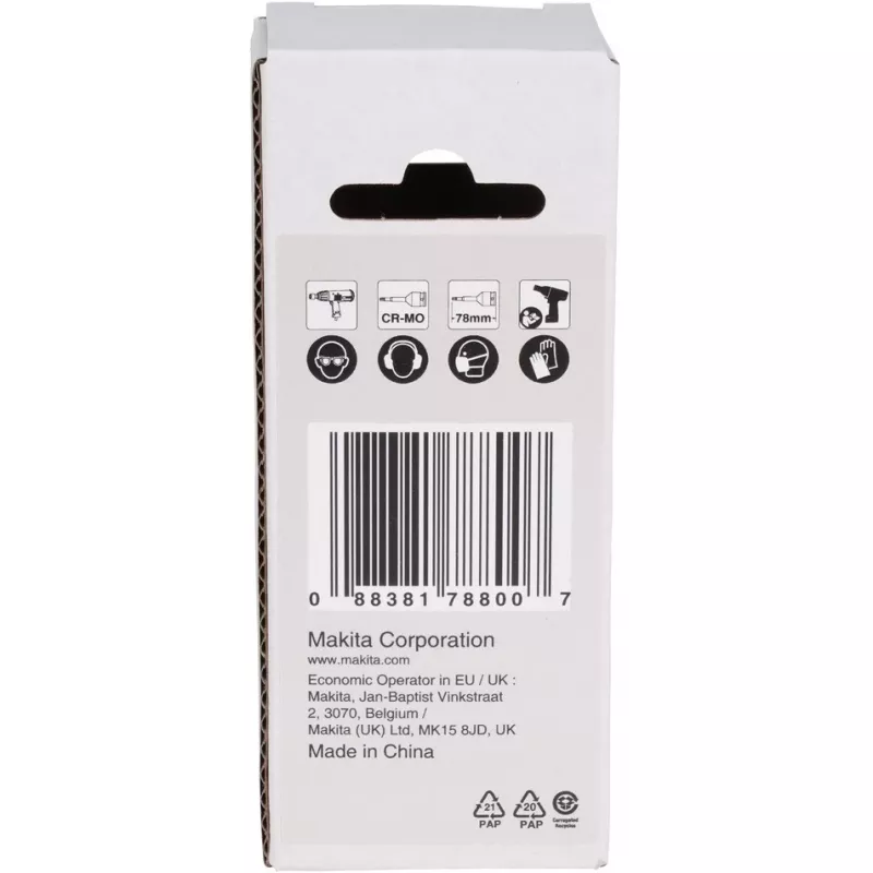 makita Impact Black 1/2 inserto a bussola Torx misura: T50 lunghezza: 78,0 mm (E-19831)