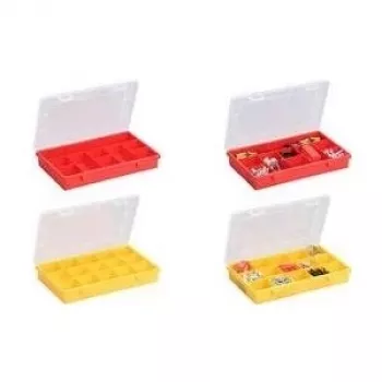 Cassetta assortimento allit EuroPlus Basic 29/15 gialla polipropilene – 29 scomparti, 15 divisori rimovibili