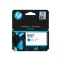 HP 937 Cartuccia di inchiostro originale ciano, ciano, 1 pz., 800 pagine
