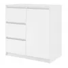 Cassettiera Top E Shop Topeshop 1D3S BIEL KPL — bianco, corpo in truciolare, 3 cassetti