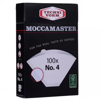 Filtri per caffè MOCCAMASTER 85022 — filtri in carta, bianco, confezione da 100
