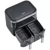 Friggitrice ad aria Severin FR 2453 Double 3,25 L 2850 W nero argento