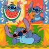 Puzzle per bambini Ravensburger Disney Stitch — 3 x 49 pezzi, adatto ai bambini