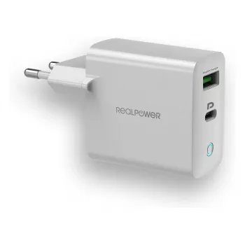 Caricabatterie RealPower PC-65 GaN 65W