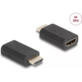 Adattatore HDMI DeLOCK 64325 nero connettore 1 HDMI connettore 2 HDMI