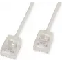 ROLINE cavo patch UTP, Cat. 6A, RJ45 ultra corto, grigio, 2 m - rete - UTP (21.15.4402)