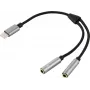 Renkforce cavo a Y per computer USB 2.0 [1x connettore maschio USB-C - 2x connettore femmina] a - cavo - digitale/dati