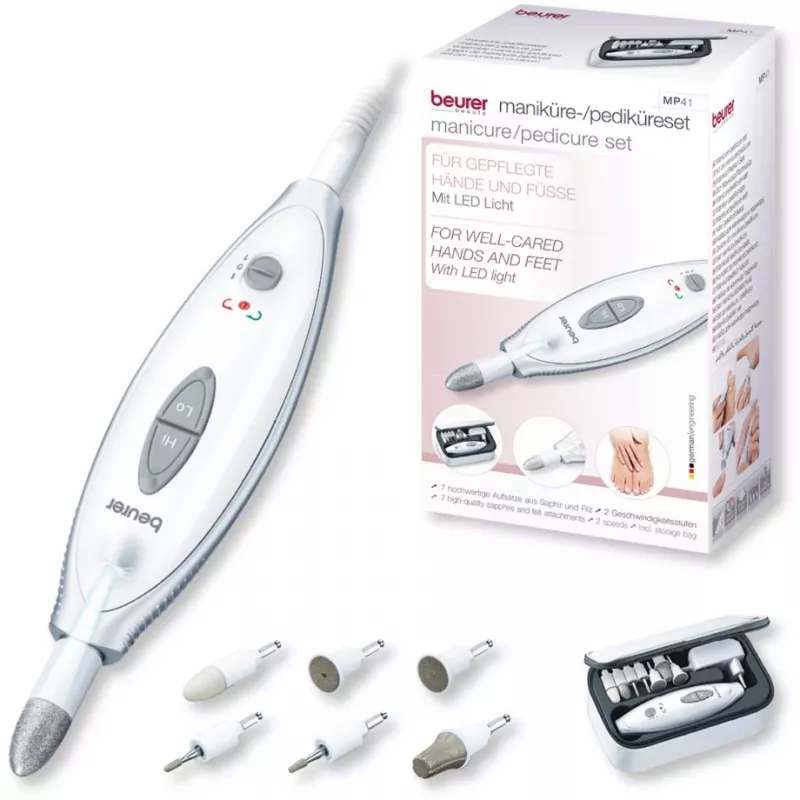 Beurer MP 41 Set argento, bianco