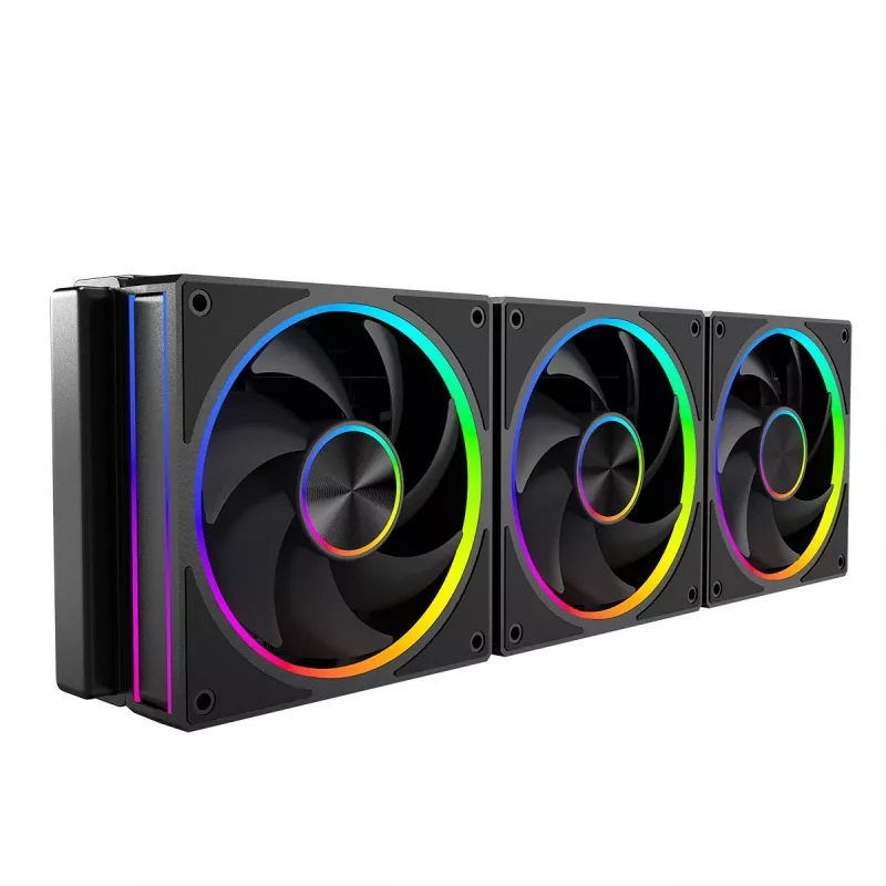 Ventola per case MODECOM VOLCANO LOOP 120 ARGB, 120 mm, PWM, 400–1400 giri/min, nero
