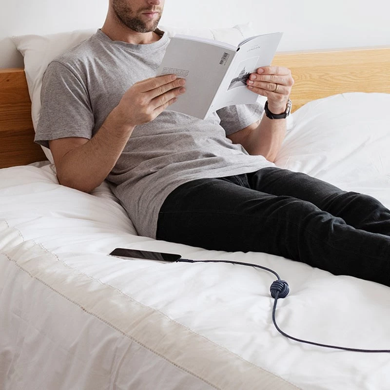 Cavo USB-C a Lightning Native Union Night 3 m – nero/grigio, lunghezza 3 m