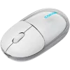Mouse CANYON OnClick 24 BT/ wireless trasparente/bianco
