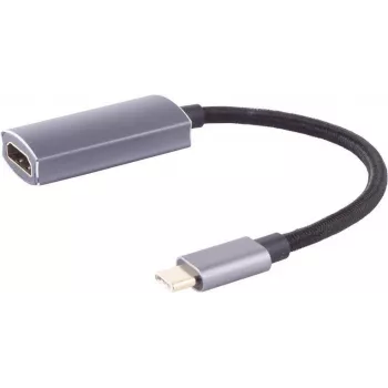 Adattatore grafico USB shiverpeaks BS14-05051 USB Type-C maschio Nero Grigio