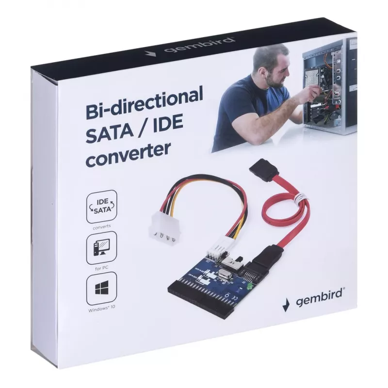 Convertitore SATA/IDE bidirezionale Gembird schede/adattatori di interfaccia interni