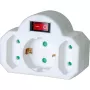 Brennenstuhl adattatore su 2x Euro 1x Schuko 1508100 adattatore Euro 2 + presa Schuko 1 con interruttore, con interruttore on/off (1508100)