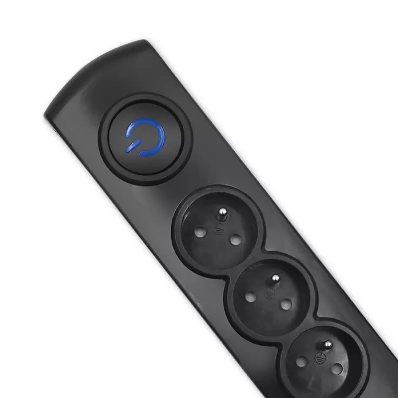 Protezione da sovratensione Qoltec 50113 nero 8 uscite AC 230 V 1,8 m