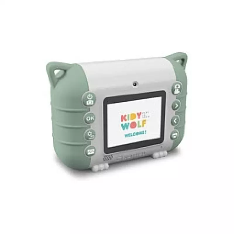 Fotocamera digitale per bambini KIDYWOLF Kidyprint verde bianco