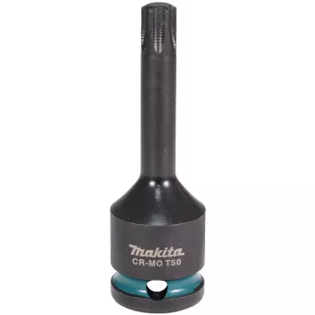 makita Impact Black 1/2 inserto a bussola Torx misura: T50 lunghezza: 78,0 mm (E-19831)