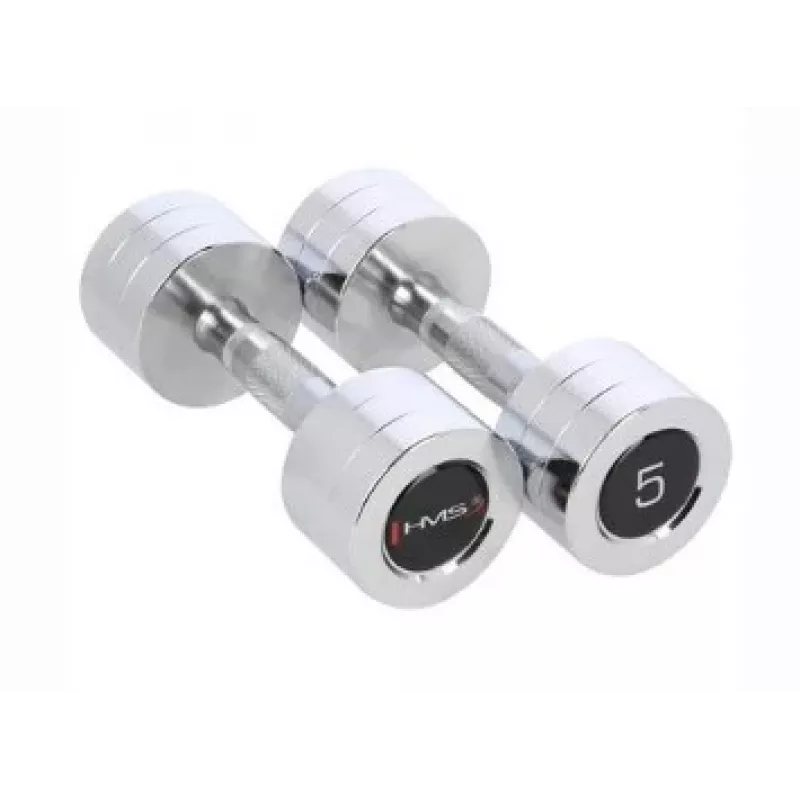 HMS Fitness CHD05 manubrio a peso fisso 5 kg 2 pezzi