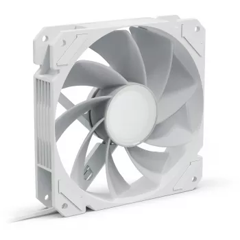 Ventola per case Sharkoon SHARK Mirror RGB PWM REVERSE 120 mm bianco, 500–1500 U/min, 99,52 m³/h, FDB