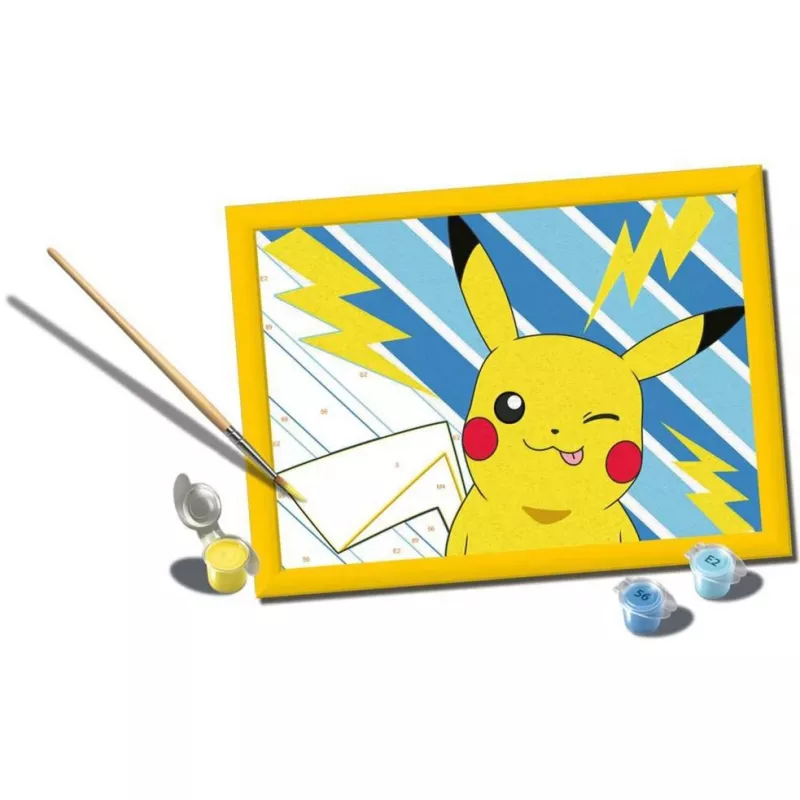 Set di pittura Ravensburger CreArt — Frecher Pikachu (modello 25557) set colora per numeri