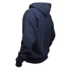 Caseking felpa con cappuccio e zip navy taglia S
