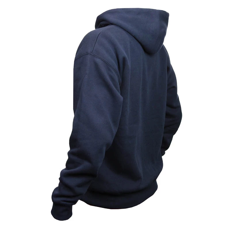 Caseking felpa con cappuccio e zip navy taglia S