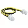 Cavo di alimentazione DeLOCK 65604 nero giallo 0,3 m