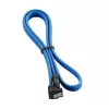 CableMod ModMesh - cavo SATA - Serial ATA 150/300/600 - SATA (M) angolare su SATA (M) - 60 cm - azzurro (CM-CAB-RSAT-N60KLB-R)
