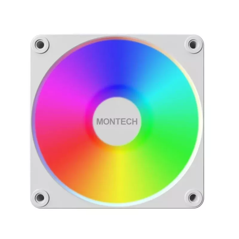 Montech GF120 V2 ARGB modulo ventola per case PC 12 cm bianco 1 pz.