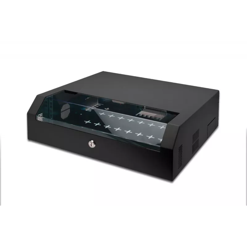 Rack a parete Digitus DN-19 04U-PB-B