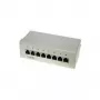 Patch panel S/CONN 75058 Mini Cat5e grigio