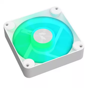 Ventola APNX FP1-Q 120 PWM ARGB-WT 120 mm, controllo PWM, illuminazione ARGB, telaio bianco